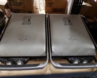 George Foreman electric double sided lean no fat grilling machine $40