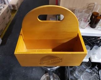 Blue Moon Beer wooden condiment caddies $20 each