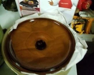 THE AMANA COUNTRY SLOW COOKER RADARANGE MICROWAVE RAYTHEON STONEWARE CROCK $30