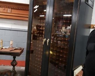 Vinotemp Custom 450+ Bottle Refrigerated Double Compressor Wine Cabinet used only 3 years Retails $8K to $10K New Approx 80" tall by 50" wide by 30" deep. $3500