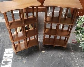 (2) Wooden wall mount or table top displays 2/$35 