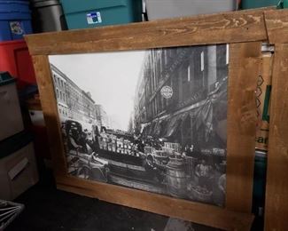 5' Framed Elgin Marketplace Was $995 Now $395 