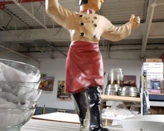 Vintage Chef statue Call 