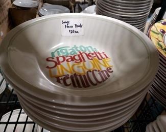 Large 11.5" diameter Pasta Bowls   $20 each    8+ available 