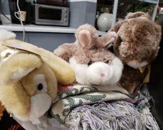 Assorted Easter plush some new with tags Call 