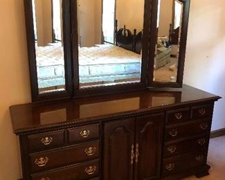 Kinkade Cherry dresser with mirror $420