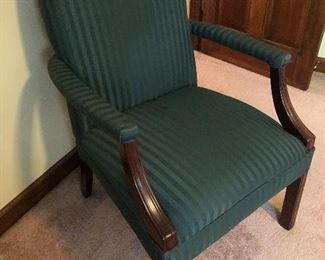 Upholstered chair $65