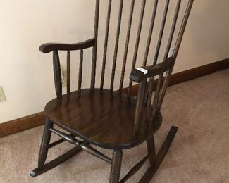 Antique wood rocker $200