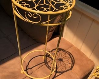 Metal plant stand $14