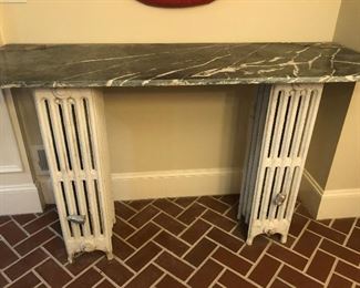 2 antique cast iron furnaces