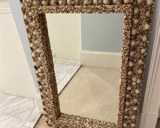 Large shell mirror (very heavy!)