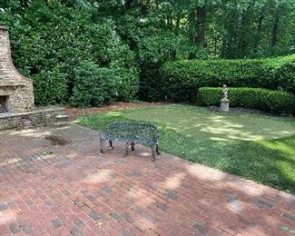 Outdoor bench and other decor available 