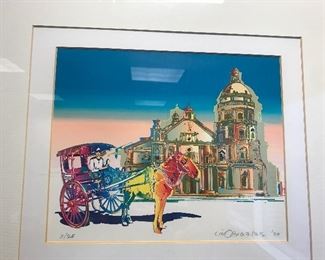LE art signed, dated 20”x16” framed