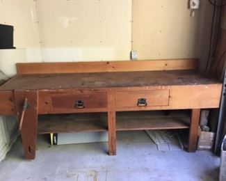 Custom Built Vintage Workbench