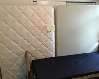 Full size pillowtop  mattress & box spring and frame