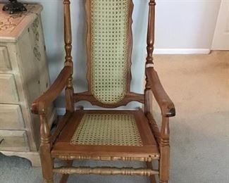 Caned Rocker purchased in Honduras in 1970