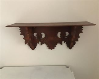 Ornate Wood Shelf