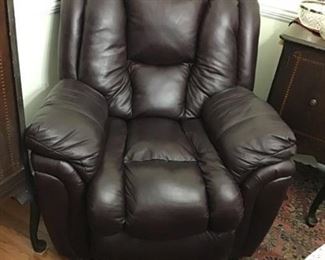 Oversized Leather Recliner 