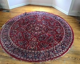 Wool Rug (7’-2”) Red Sarouk