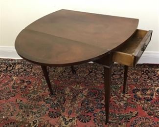 Small Dropleaf Table with Drawer