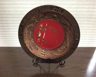 Oriental Plate with Stand