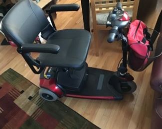 Pride Go Go Traveler Mobility Scooter (Like new with new batteries)