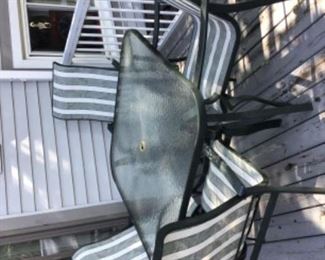 Patio Set with 4 Chairs