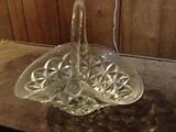 Beautiful crystal basket