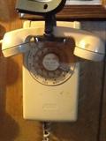 Vintage rotary dial wall phone