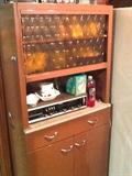 Vintage metal kitchen cabinet
