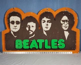 Advertising Beatles Sign