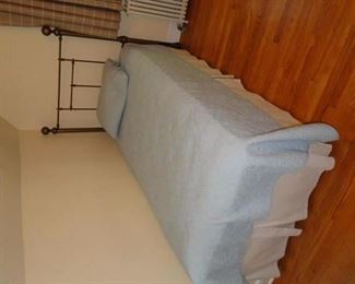 Twin Bed with faux gold metal headboard $100 Reduced Price $80