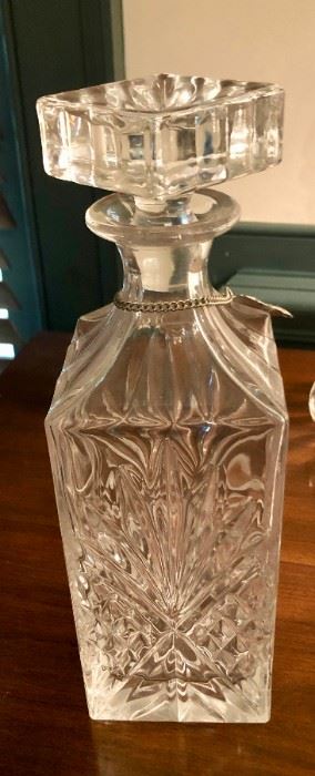 $50 - Crystal Decanter, 2 available