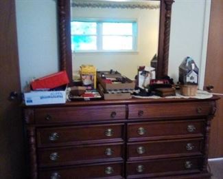 Master bedroom dresser/mirror