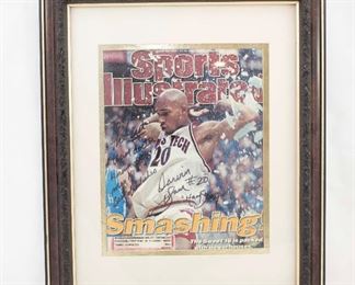 Signed sports memorabilia