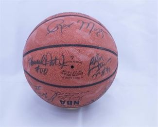 Signed sports memorabilia