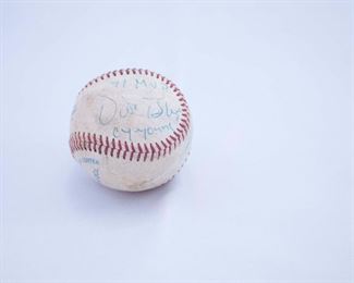 Signed sports memorabilia