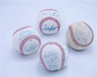 Signed sports memorabilia