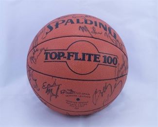 Signed sports memorabilia