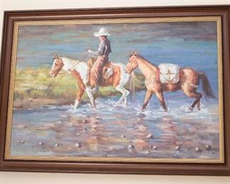 Listed artist painting by Norman