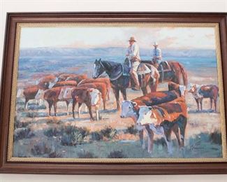Listed artist painting by Norman
