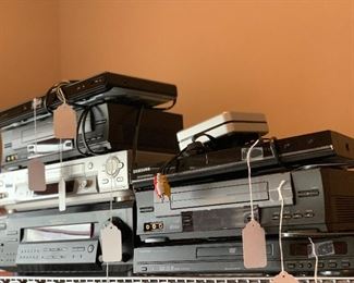 assortment of electronics