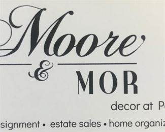 Welcome to Moore & MOR Estate Sale Services!