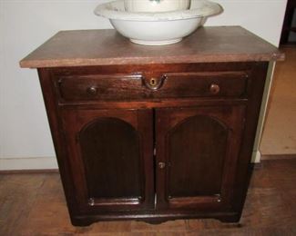 Marble top cabinet