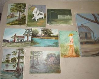 Small oil paintings