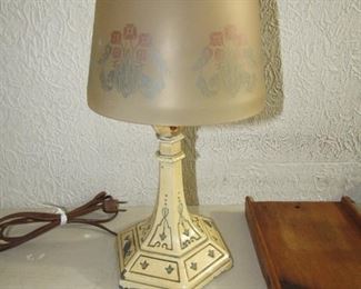 Original Art Deco budoir lamp