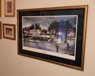 Framed print “Franklin on the Square“