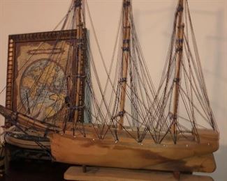 Pine ship model