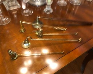 various brass candle sniffers 