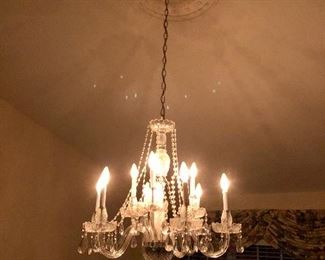 French crystal crystal chandelier